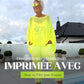Combinaison + Smock creux à imprimé lettres pour femmes, tenue décontractée