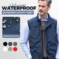 ⏳ Réduction de 55% pour une durée limitée💥Gilet utilitaire imperméable pour hommes