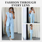 Ensemble de blazers sans manches pour femmes