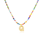 💜Collier avec Perles et Lettre pour Femme (A-Z)💜