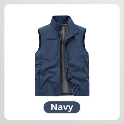 ⏳ Réduction de 55% pour une durée limitée💥Gilet utilitaire imperméable pour hommes