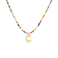 💜Collier avec Perles et Lettre pour Femme (A-Z)💜