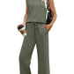 🌺New Arrival Hot Sale🌺Ensemble deux pièces décontracté pour femme, haut à manches courtes et pantalon court à jambes larges