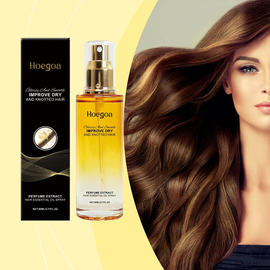 ✨Hoegoa 80ml Conditioning Oil Spray Scalp & Hair Strengthener Leave-In Conditioner Comforting Shampoo Cleanser
