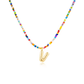 💜Collier avec Perles et Lettre pour Femme (A-Z)💜