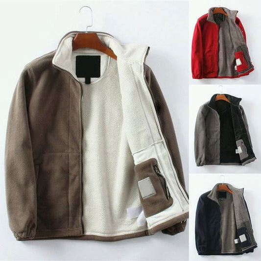 🎅Prévente de Noël🎁Veste polaire double face pour homme (69% de réduction)🔥Livraison gratuite