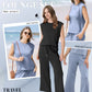 🌺New Arrival Hot Sale🌺Ensemble deux pièces décontracté pour femme, haut à manches courtes et pantalon court à jambes larges