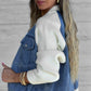🔥Vente du vendredi noir : 50% de réduction🔥Veste en denim à fermeture éclair pour femme