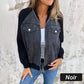 🔥Vente du vendredi noir : 50% de réduction🔥Veste en denim à fermeture éclair pour femme
