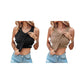 ✨50% DE RÉDUCTION ✨Débardeur côtelé avec soutien-gorge à étagère pour femme