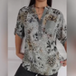🔥Chemise printemps/été 2025 Hot Sale🌈✨Chemise imprimée décontractée à demi-boutons pour femme