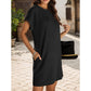 ✨Vente Flash 49% de réduction💃Robes amples pour femmes avec manches roulées et poches