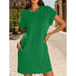 ✨Vente Flash 49% de réduction💃Robes amples pour femmes avec manches roulées et poches