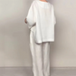 🌸New Arrival Hot Sale 🔥Costume élégant en coton et lin pour femme (ensemble 2 pièces)