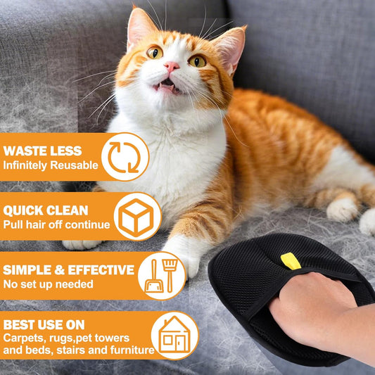 🎁ACHETEZ 1, OBTENEZ 1 GRATUIT🔥Gants pour l'épilation des animaux🐱🐕