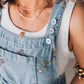🌸 50 % de réduction🌸 Vintage Floral Printed Denim Jumpsuit