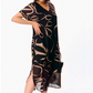 🌟Robe midi fluide avec décolleté en V(🔥50% de réduction)