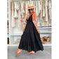 🔥Nouvelle vente à chaud❤️‍🔥Robe maxi dos nu avec décolleté profond en V pour femme