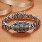Tibetan Silver Six-character Mantra Luck Bracelet