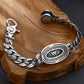 Tibetan Silver Six-character Mantra Luck Bracelet