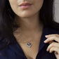 Collier coeur aile d’ange