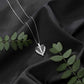 Collier coeur aile d’ange