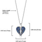 Collier coeur aile d’ange