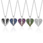 Collier coeur aile d’ange