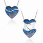 Collier coeur aile d’ange