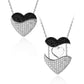 Collier coeur aile d’ange