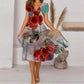 🎁 Hot Sale 49% OFF 🔥Women's Flowy V-Neck Printed Dress