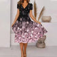 🎁 Hot Sale 49% OFF 🔥Women's Flowy V-Neck Printed Dress