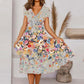 🎁 Hot Sale 49% OFF 🔥Women's Flowy V-Neck Printed Dress