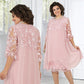 🌸Robe midi ample en dentelle pour femmes