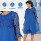 🌸Robe midi ample en dentelle pour femmes