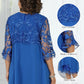 🌸Robe midi ample en dentelle pour femmes