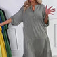 ⏳Offre spéciale à durée limitée⏰ Robe ample à boutons et à pois pour femmes