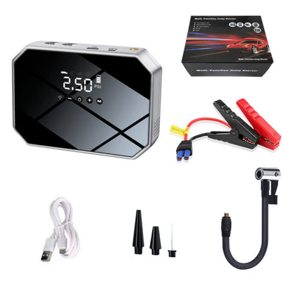 Kit tout-en-un de booster de démarrage d'urgence pour voiture avec pompe à air