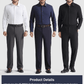 🔥 50 % de réduction ! 👔✨ 👑 Fliwos Chemise Extensible avec Triple Protection Sans Repassage pour Hommes