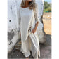 🌸Offres spéciales printemps🌸 Robe irrégulière et pantalon ample pour femme (ensemble 2 pièces)
