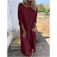 🌸Offres spéciales printemps🌸 Robe irrégulière et pantalon ample pour femme (ensemble 2 pièces)