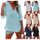Sweat à capuche oversize pour femme avec col en V et poche kangourou pour l