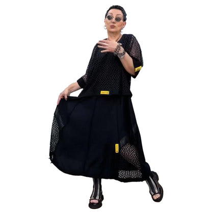 Ensemble de Robe Sans Manches et Cache-maillot pour Femme
