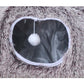 Lit tunnel rond souple pliable 2 en 1 pour chat d'intérieur