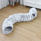 Lit tunnel rond souple pliable 2 en 1 pour chat d'intérieur