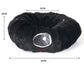 Lit tunnel rond souple pliable 2 en 1 pour chat d'intérieur