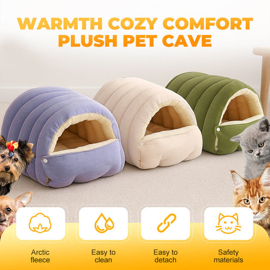 🐾 Nid Douillet Isotherme pour Animal – Confort Cocon, Ouverture Ajustable & Rembourrage Soutien !mfort, Verstelbare Opening & Ondersteunende Vulling!