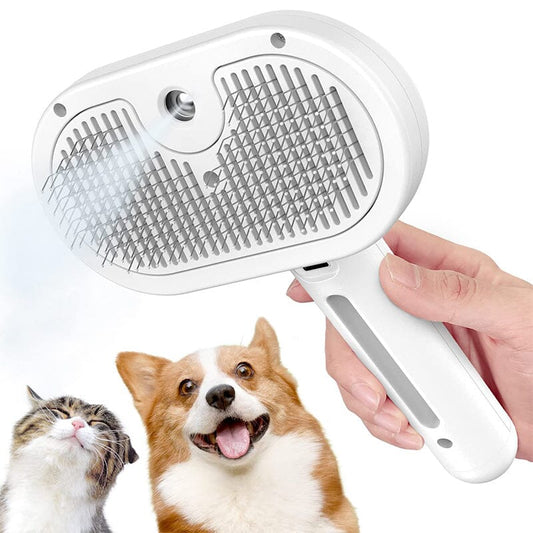 Brosse à pulvérisation pour chat