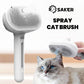 Brosse à pulvérisation pour chat