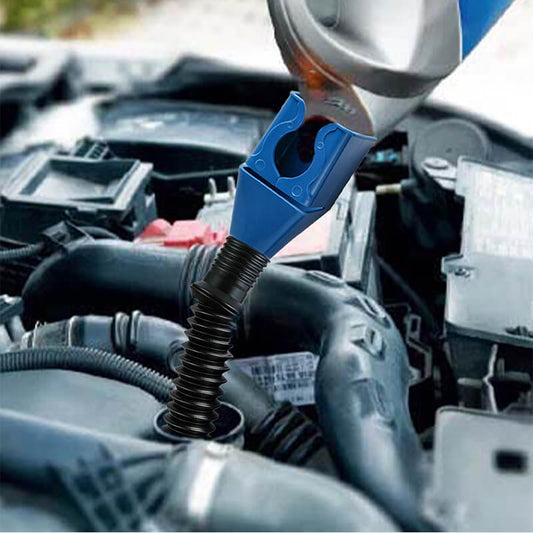 ✨10K+ SOLD! 🔥Hot Sale - 50% OFF🔥🎁 End Messy Drains! Flexible multi-function oil funnel for Tight Spots